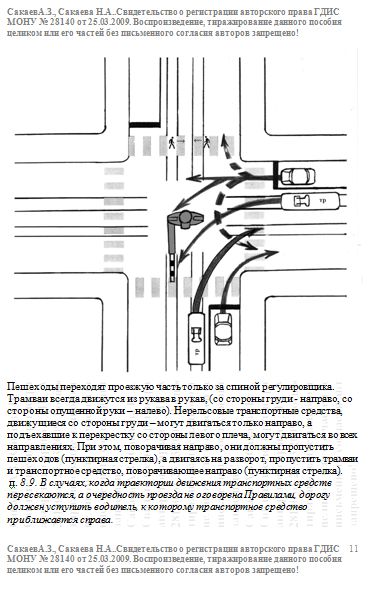 сигналы светофора и регулировщика