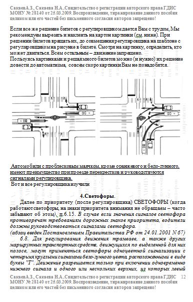 СИГНАЛЫ СВЕТОФОРА