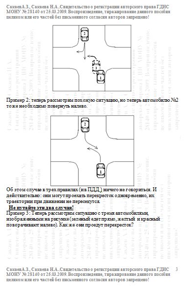 правила проезда перекрестков РОССИЯ